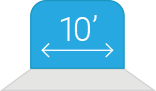 10ft Displays